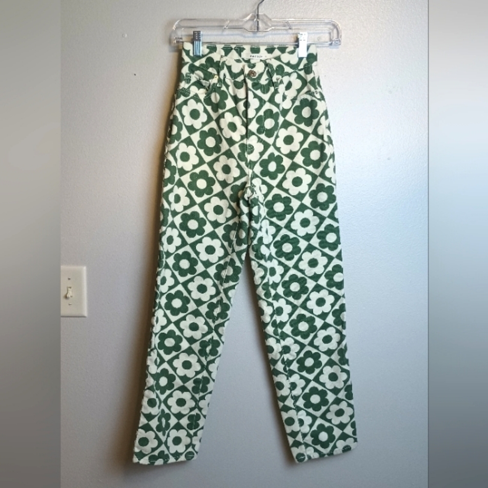 PacSun Daisy High Waist Straight Leg Denim Mom Jeans 22 XS